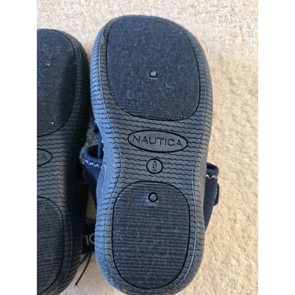 Boy's Navy Nautica Water Shoes Easy Close Sandal size 9‎ New